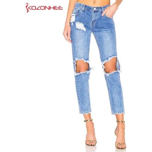 Kozonhee Women's Straight Jeans