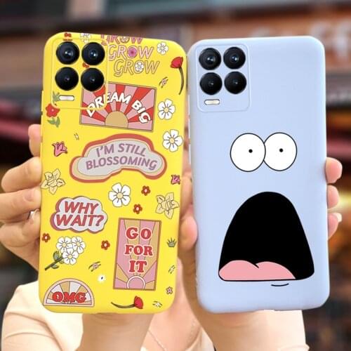 Cute Cartoon Cover For Oppo Realme 8 Pro Case Realme8 Pro RMX3081 Soft Silicone Phone Cases For Realme 8 Pro Realme8 Cover Coque
