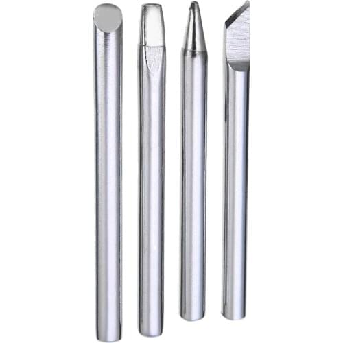 Soldering Iron Tip 4pcs 60W New Soldering Iron Tip Head Replaceable 5.5mm Shank For Solder Irons