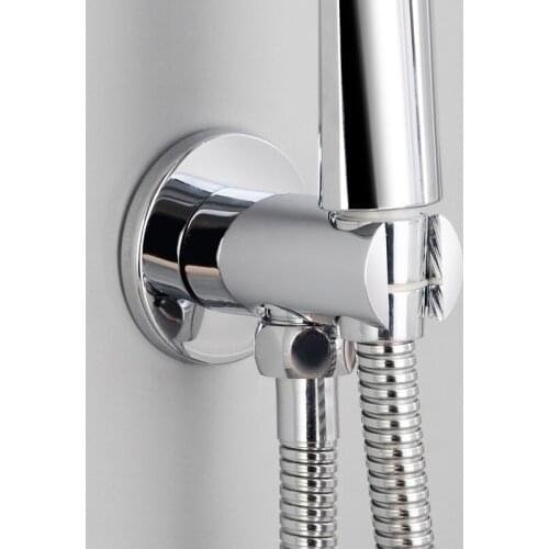 Crystalline head base shower holder base Latvian nozzle fixture wall fittings for bathroom shower