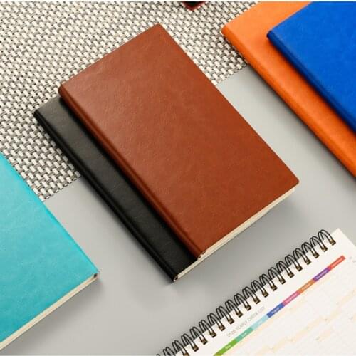 Creative Portable Notebook leather notebook A6 imitation leather notebook PU Student Weekly School Office Supplies