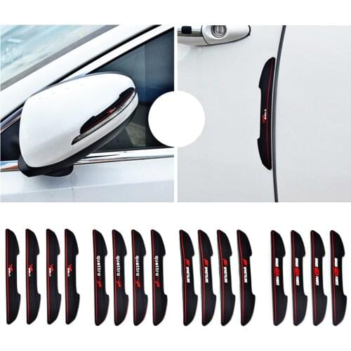 Aliauto 4 x Car Door Anti-collision Rearview Mirror Anti-rub 3D Car Sticker/Decal for Ford Focus Peugeot Toyota Kia volkswagen