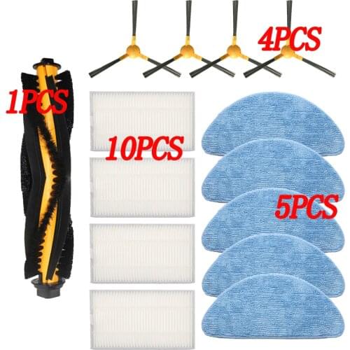 Roller Brush Side brush HEPA Filter For Proscenic 800T Liectroux C30B Filter robot vacuum cleaner parts MopS Set