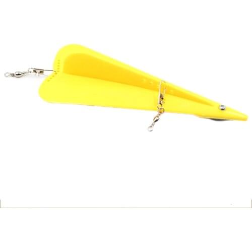 ABS Plastic Artificial Weight Sea Fishing Rigging With Rotating Ring Lead Trolling Diving Board Planer Board Fishing Tools Acces