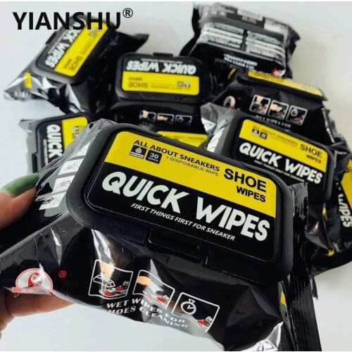 2/4/6/8 Packs White Shoe Wipes Disposable Portable Shoe Cleaning Wet Wipes Fast Scrubbing Sports Shoes Cleaning Tissue