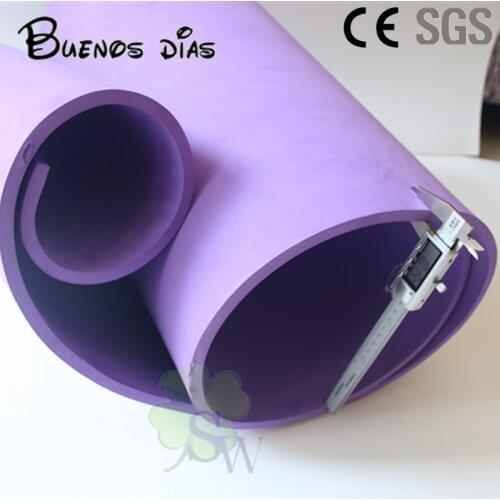 SGS PASSED 10mm Thickness Purple Color Eva Foam Sheet,Cosplay Children School Handmade Material Size 50cm*200cm