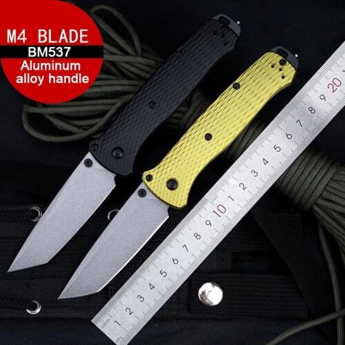 Butterfly Bm537b folding knife M4 blade aluminum alloy handle high hardness military knife portable tactical survival knife