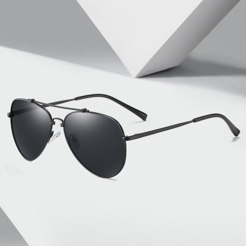 FONDYI Outdoor Sports UV Resistant Pilot Sunglasses Metal Frame Aviation Sun Glasses China Dropshipping anteojos with Case