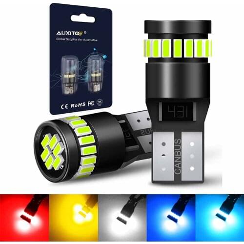 2x T10 LED Bulb W5W WY5W Canbus Car 194 168 Wedge Replacement Reverse Instrument Panel Lamp White 6000K Car Clearance Lights