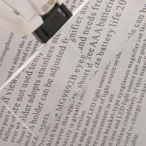 MagiDeal LED Head Light Lamp Headset Magnifying Glass Magnifier Loupe 5Lens