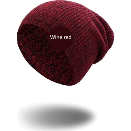 Knit 2019 new hip hop hat womens warm winter casual acrylic casual crochet ski hat soft loose striped ladies hat mens hat