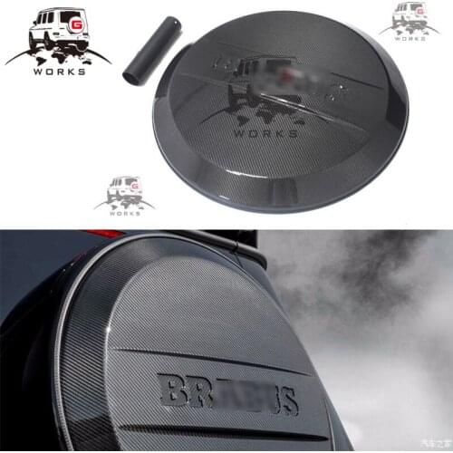 Spare tire cover for W463 W464 G500 G63 G550 G350 4X4 dry carbon tyre cover B design wheel cover in carbon fiber for g class
