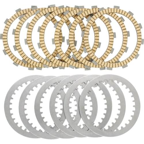 Motorcycle Engine Parts Clutch Friction Plates & Steel Plate For BMW F650 F650ST 1997-1999 Aprilia Pegaso 650 GA650 1992-1996