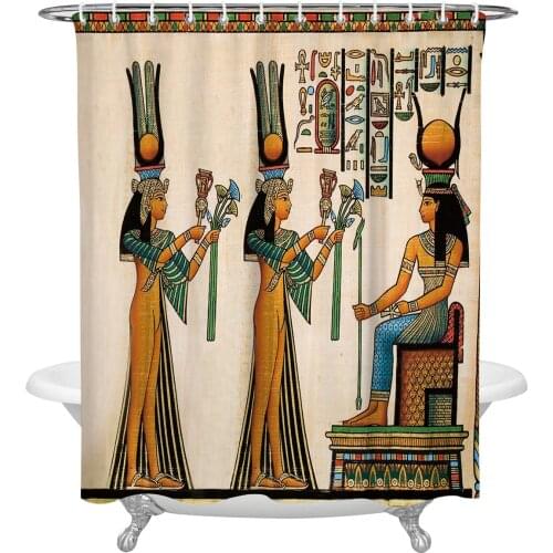 Woman Mural Character Decoration Shower Curtain Home Bathroom Decor Shower Curtain Waterproof Christmas Shower Curtain