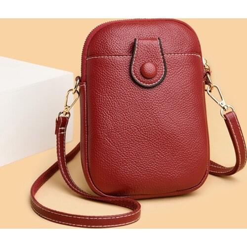 Mini Shoulder Bag Women PU Leather Crossbody Bag Mobile Phone Purse Wild Small Square Bag Travel Multifunction Handbag sac main