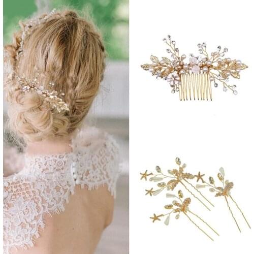 Women Lady Bride Headwear Flower Decoration Hair Accessories Gift For Wedding LB