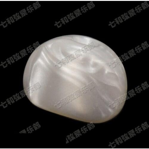 6 Pcs Small oval White Pearl Guitar Tuning Pegs Tuners Machine Heads replacement Buttons knobs Handle Butterbean XYSB-XTY-WH-6