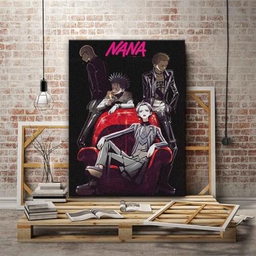 Nana Shinichi obuo Yasushi anime Poster Painting Wall Art Canvas For Living Room Home Bedroom Study Dorm Art Decoration Prints
