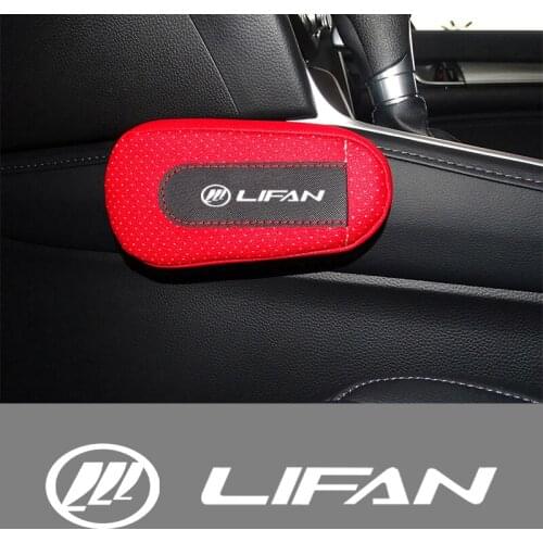 Car soft leather leg pads knee pads seat support Accessories For Lifan Solano Smily Myway Null Breez Celliya X50 X60 X80
