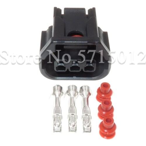 3 Hole 6189-7494 Automotive LED Fog Light Wire Socket Headlight Daytime Running Light Lamp Speaker Connector For Honda