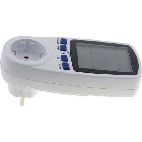 EU BR US Plug Socket Digital Wattmeter Meter Power Consumption Watt Energy Meter KWh AC 220V 110V Electricity Analyzers Monitors