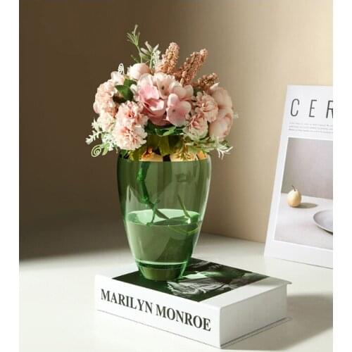 Flower Vase Decoration Home Vase White Imitation Ceramic Flower Pot Flower Basket Nordic Decoration Vases for Flowers