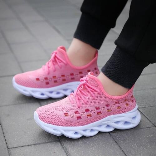 2021 Kids Sneakers Lightweight Girls Running Sport Shoes Boys Fashion Casual Walking Shoes Children Summer Tenis Mesh Sneakers