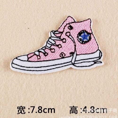 Cartoon Kids Cool Target Shoe Original Design Iron On Patch Clothes Patch For Clothing Girls Boys Embroidered Patch