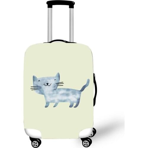 Elastic Luggage Protective Cover Case For Suitcase Protective Cover Trolley Cases Covers 3DTravel Accessories Cat Pattern T10001