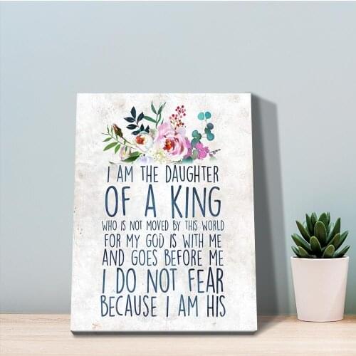 Canvas Inspirational Quote Poster Bible Verse Wall Art Print Painting Wall Pictures Living Room Decor Framed