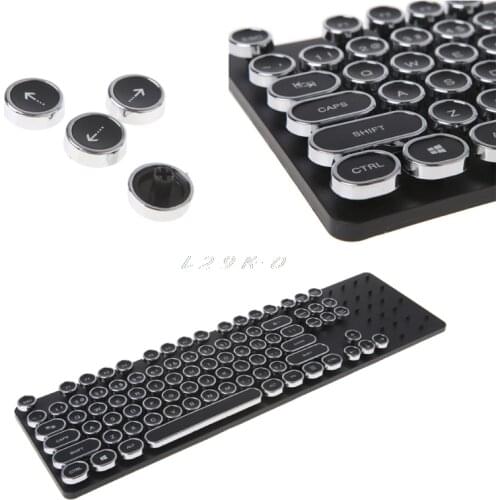DIY Keycap Retro Steam Punk Typewriter Mechanical Keyboard 104 87 Standard Keys