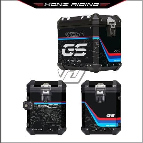 Box Sticker Decal Suitable R1250GS GSA R1200GS GSA Decorative Stickers for BMW Aluminum BOX Reflective Waterproof Wear Resistant