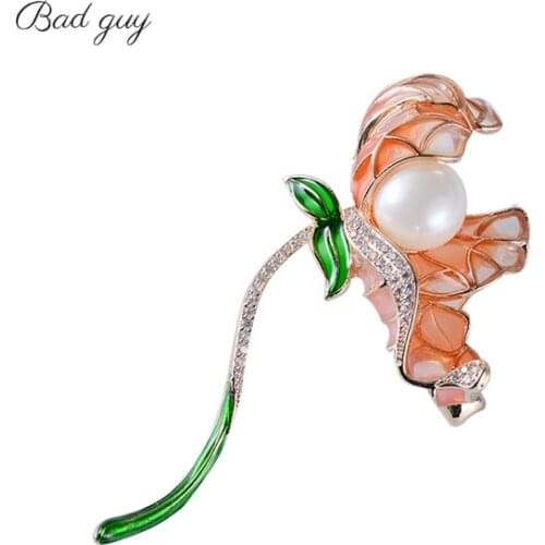 Namel Zircon Brooches Lotus Brooches Pins Fashion Pins Accessories for Clothes Decoration Brooch Medical Cute Pins for Womens