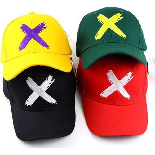 2019 New letter X Embroidery hip hop Hat Childrens Baseball Cap