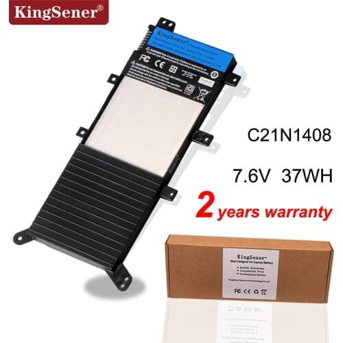 KingSener New C21N1408 Laptop Battery For ASUS VivoBook 4000 MX555 V555L V555LB V555U Series 7.6V 37WH Free 2 Years Warranty