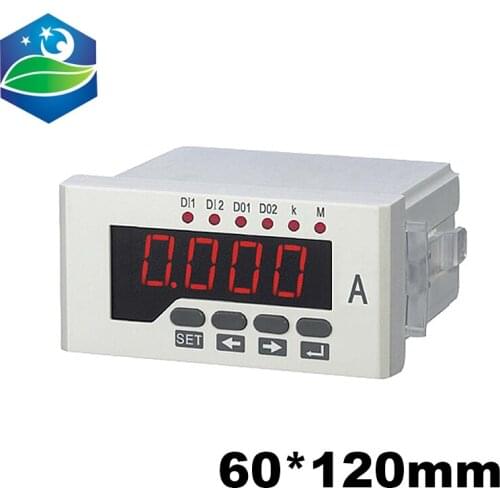 Single phase digital ampere meter LED current meter 60*120 ammeter LED digital meter