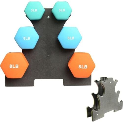 Solid Dumbbell Rack Gym Stands Bracket Dumbbells Organizer Holder Bracket