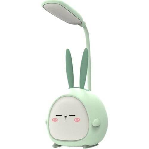 Portable LED Desk Lamp Foldable Light Cute Cartoon Desk Lamp USB Recharge LED Reading Light Eye Protective Colorful Night light