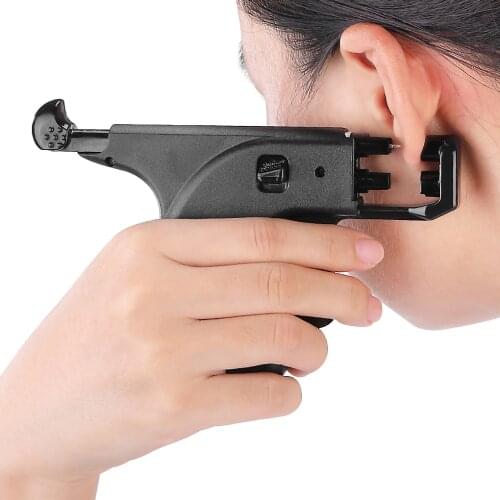 Professional Piercing Gun Tools Kit Ear Stud Earring Ear Nose Body Piercing Gun Set No Pain Safe Sterile