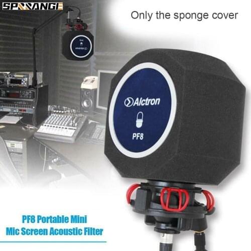 Professional Studio Mic Screen Acoustic Filter Desktop Recording Microphone Noise Reduction Wind Screen for YouTube Tiktok Live