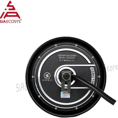 High Power QSMOTOR 10inch 7000w V4.2 72V 106kmh DC Brushless Racing Scooter Electric Hub Motor with CE