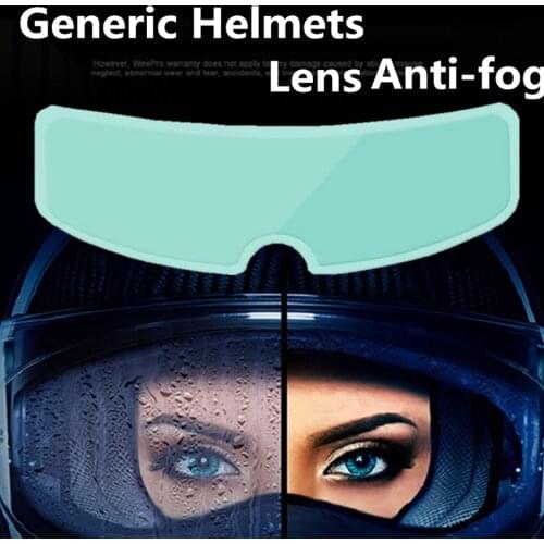 Helmet Clear Anti-Fog patch film Universal Motorcycle Helmet Lens Fog Resistant Films for K3 K4 AX8 MT Helmets