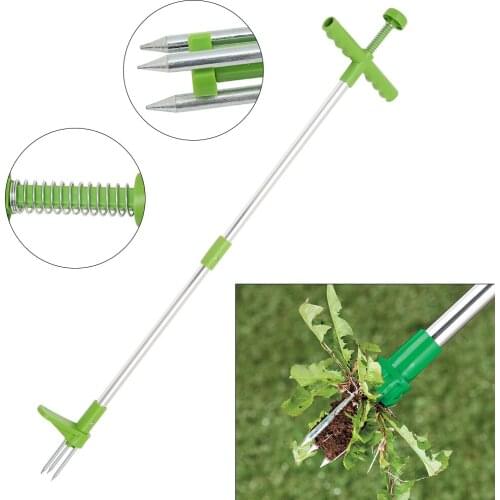Root Remover Long Handle Lightweight Claw Weeder Manual Outdoor Yard Stand Up Garden Lawn Grass Puller Weed Killer Tool