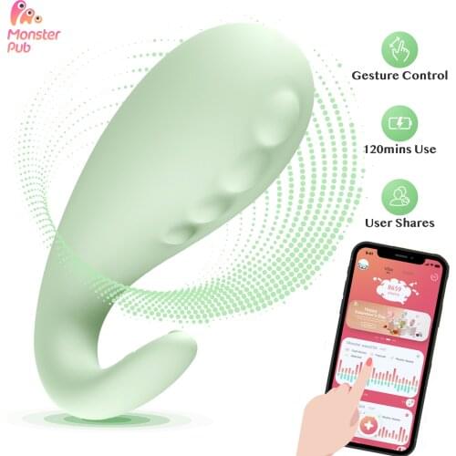 Bluetooth Dildo Vibrator for Women Wireless APP Remote Control Vibrator Wear Vibrating Panties Sex Toy For Women