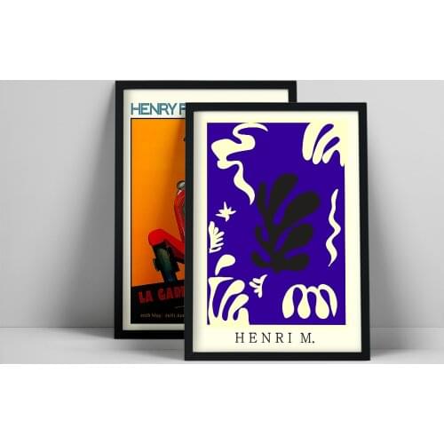 Vintage Henri Matisse Retro Car Posters And Prints Abstract Leaf Wall Art Canvas Painting Pictures For Living Room Home Decor