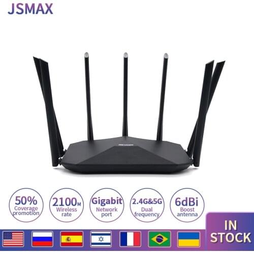 JSMAX HIKVISION DS-3WR23-E WiFi Router AC2100M 10/100/1000M Gigabit Support IPV6 App Contro Dual Band Wireless Router