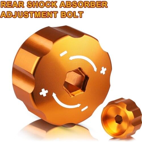 For 950 990 990 Adventure R/S Rear Shock Absorber Rebound Adjuster Knob Motorcycle Univeral Accessories CNC Aluminum ADV