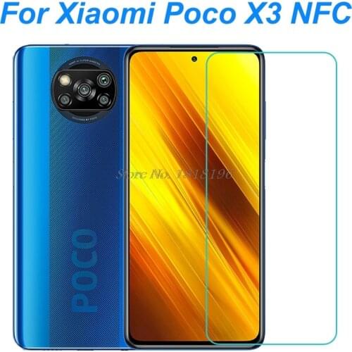Screen Protector For Xiaomi Poco X3 NFC Tempered Glass Phone Front Film On Xiaomi Poco X3 NFC Screen Protective Glass Guard Film