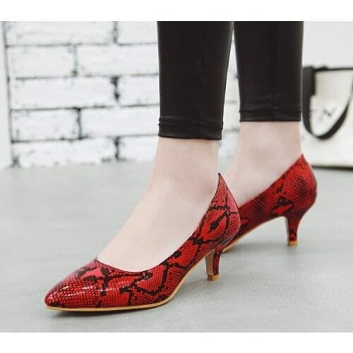 Big Size Ladies high heels women shoes woman pumps Shallow mouth High-heeled single shoes