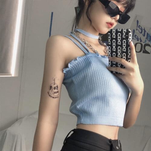 Women Corset Tops Camisole Womens Knitted Top For Summer 2021 Tank Camis Crop Top For Women